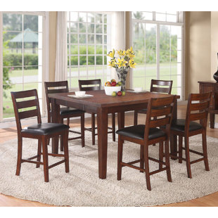 Go to store & view more images Kaneshiro 7 Piece Counter Height Dining Set by Alcott Hill