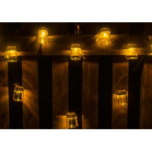 Jars with Twine 10-Light Novelty String Lights