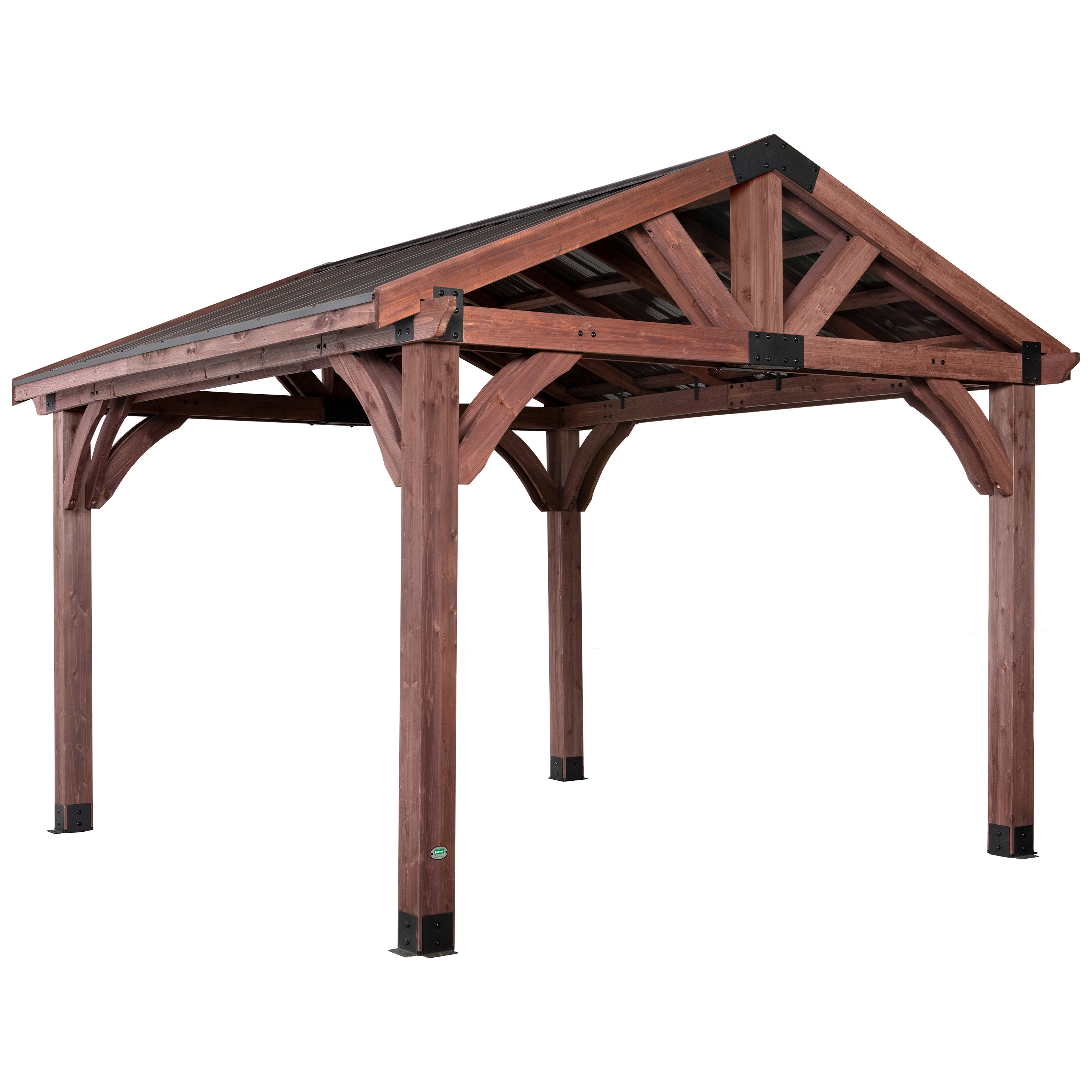 Solid Wood Patio Gazebo 