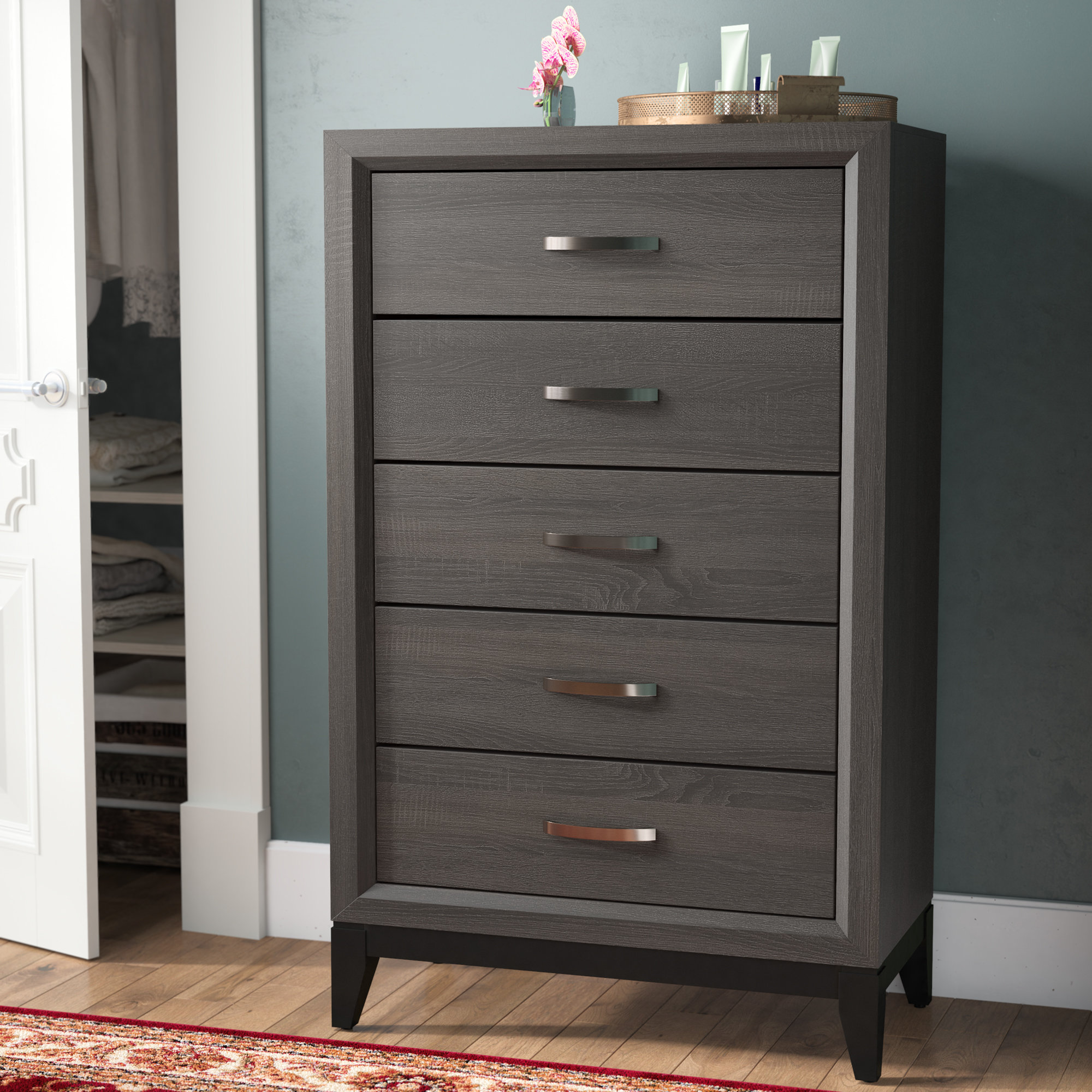 Ivy Bronx Beare 5 Drawer Chest Reviews Wayfair