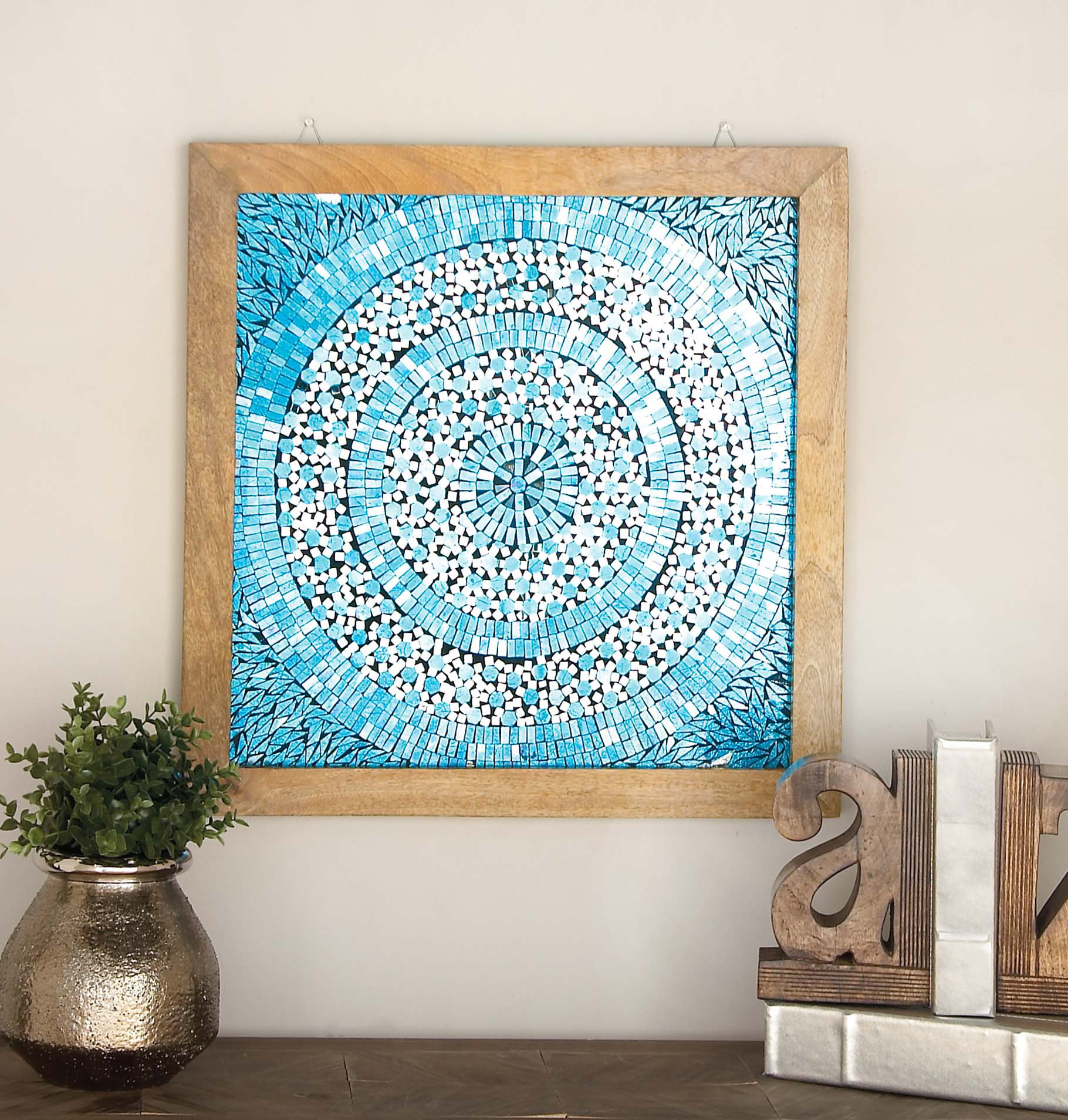Bungalow Rose Wood Mosaic Wall Décor Reviews Wayfair Bungalow Rose Wood Mosaic Wall Décor