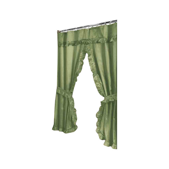 Biermann Double Swag Single Shower Curtain Reviews Joss Main