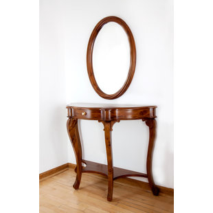 Half Circle Console Tables You Ll Love Wayfair Twisted String Console Table And Mirror Set