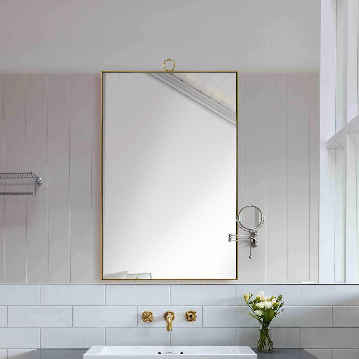 modern bathroom vanity mirrors