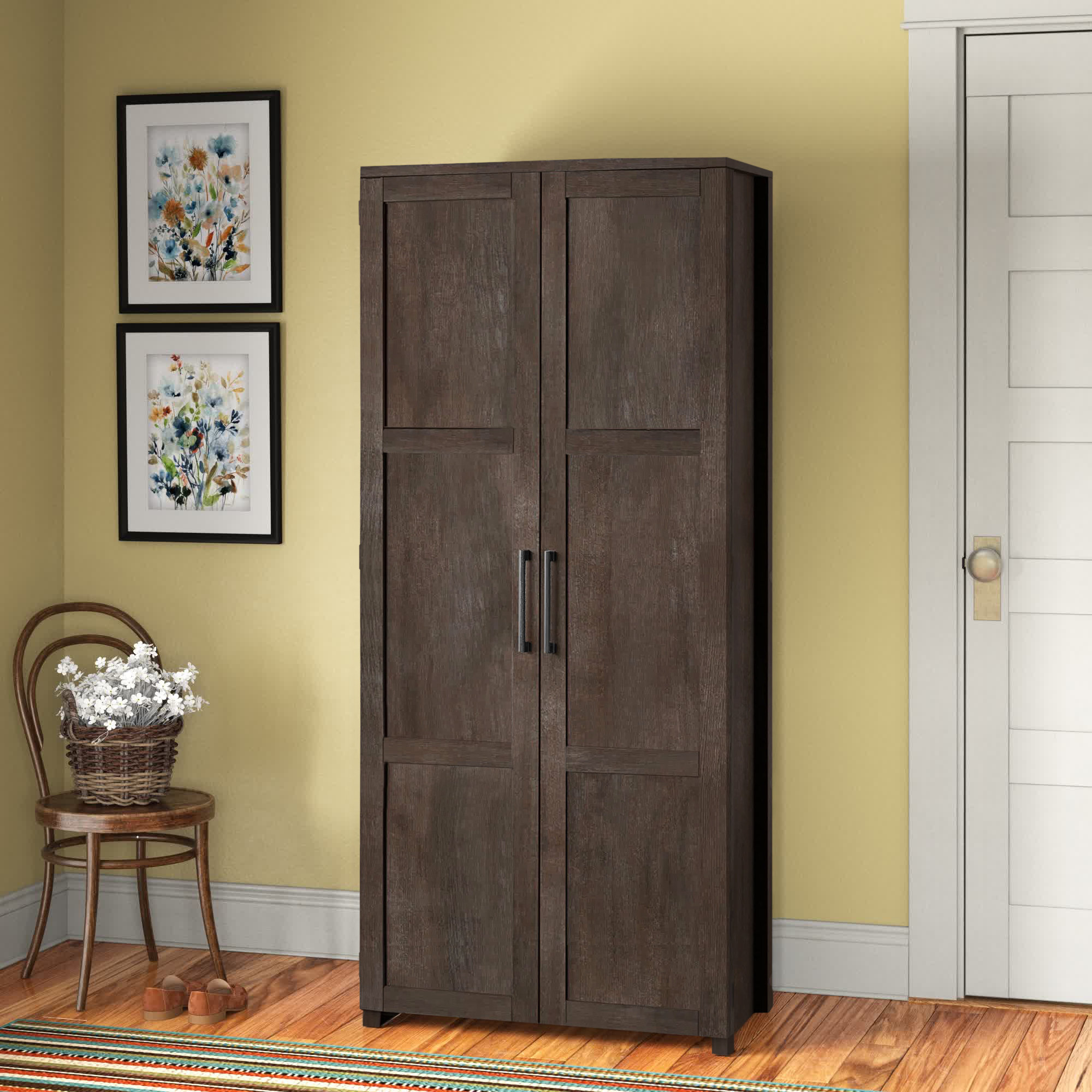 Andover Mills™ Tiberius Manufactured Wood Armoire & Reviews Wayfair