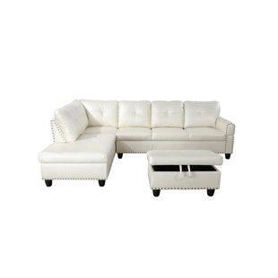 Salzman Sectional with Ottoman by Red Barrel Studio