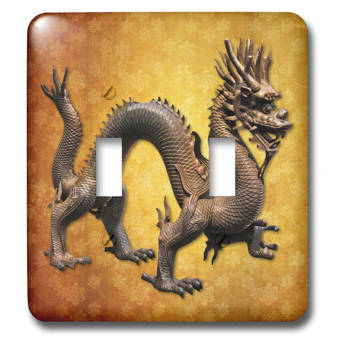3drose Dragon Statue Dragon Bridge Ljubljana Slovenia 1 Gang Toggle Light Switch Wall Plate Wayfair