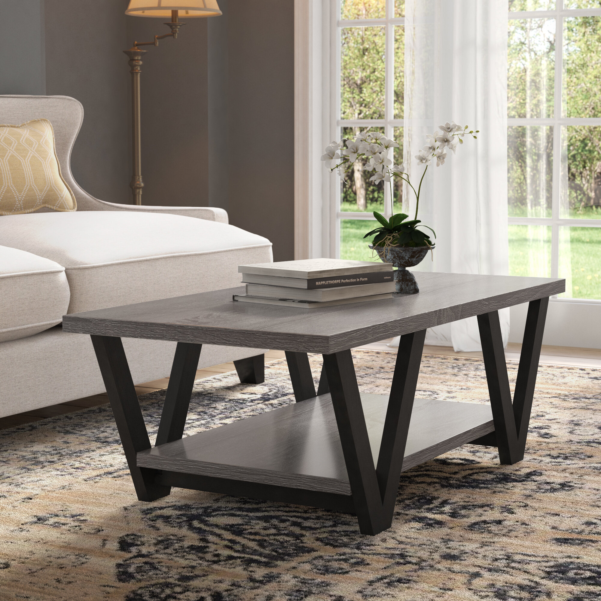 Wayfair Black Coffee Table / Winston Porter Groce 3 Piece ...