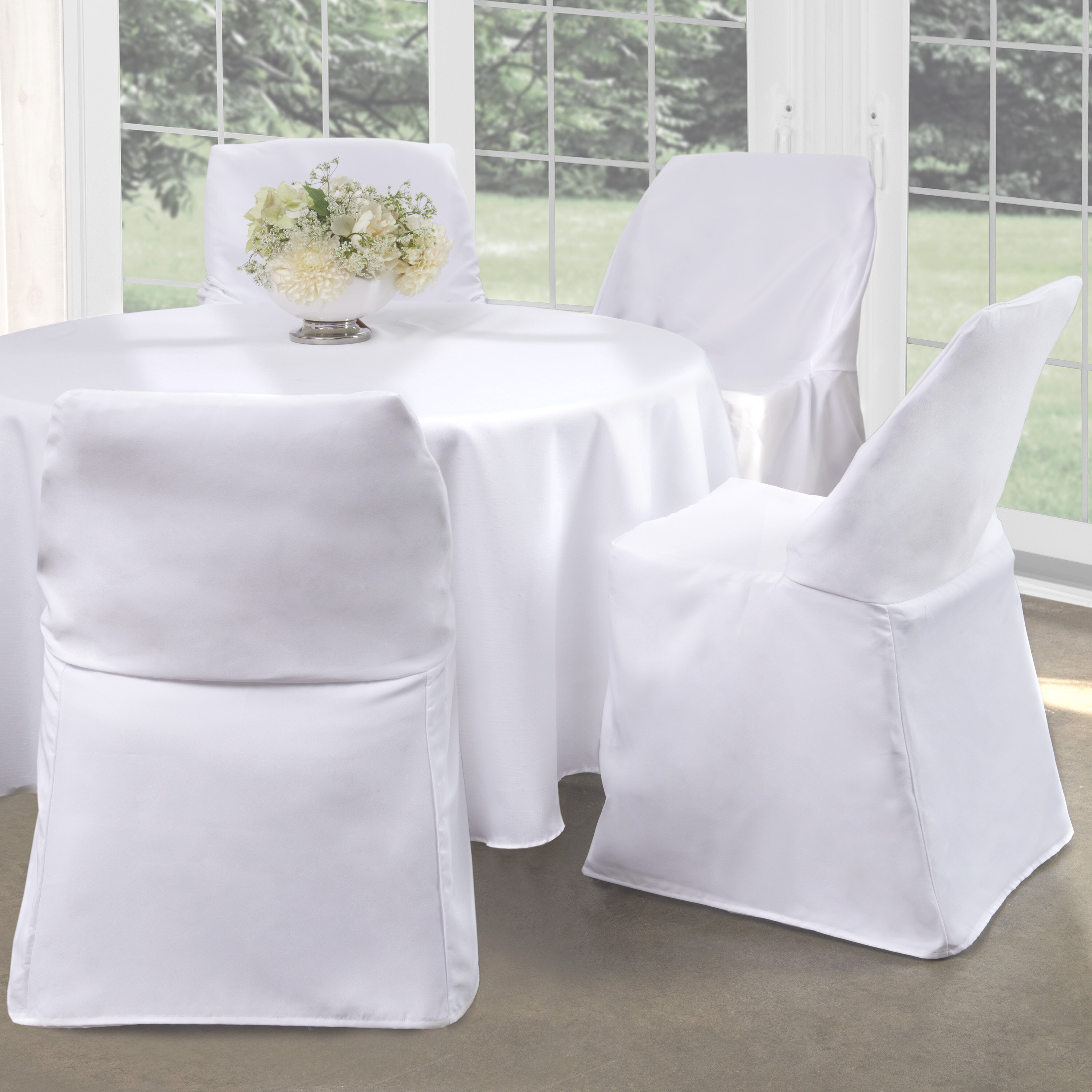 Fresh Ideas Folding Box Cushion Dining Chair Slipcover Reviews Wayfair