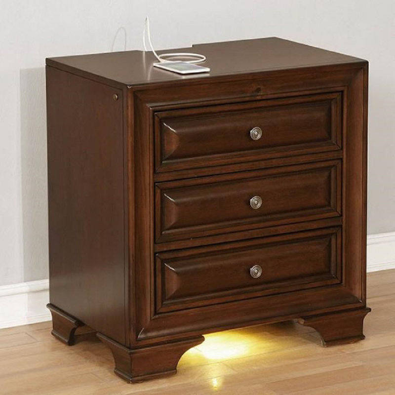 Red Barrel Studio® Songer 3 - Drawer Solid Wood Bachelor's ...