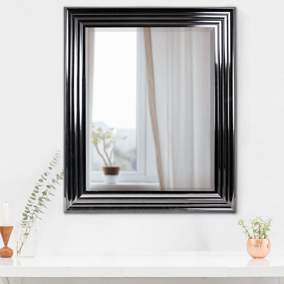 Winston Porter Auerbach Rectangular Framed Accent Mirror Reviews Wayfair
