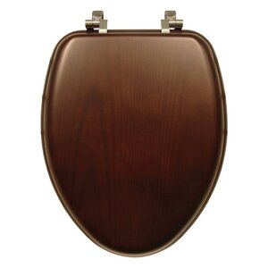 Natural Reflections Wood Elongated Toilet Seat