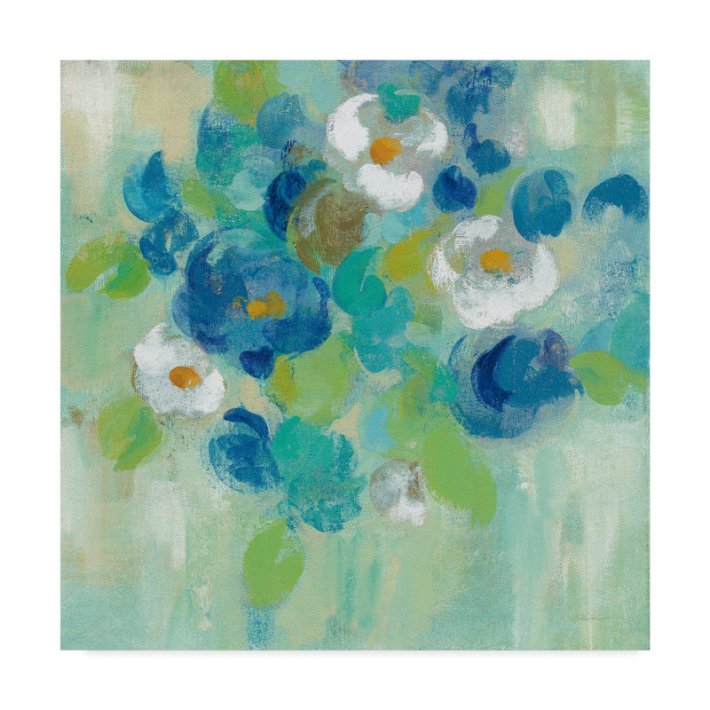 Winston Porter Spring Aroma Iii White Flowers Acrylic Painting