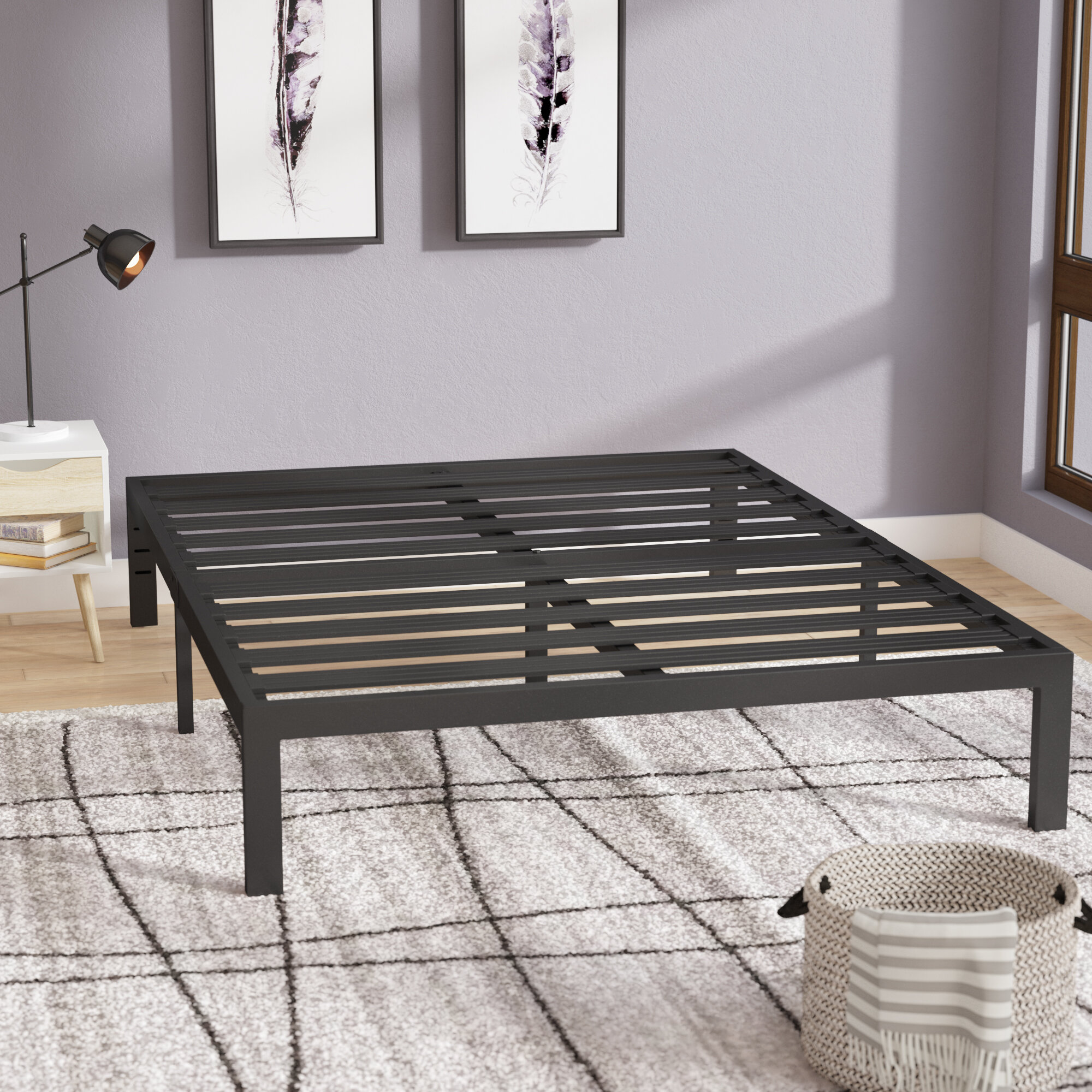 Black Metal Bed Frame