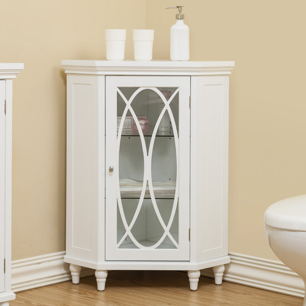Corner Bathroom Floor Cabinet Wayfair