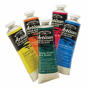 Artisan Water Mixable Oil Color Paint Tube (Set of 3)