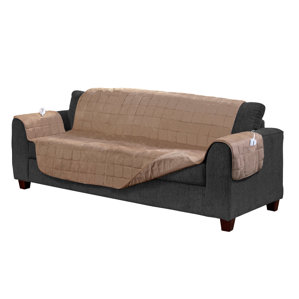 Box Cushion Sofa Slipcover by Serta