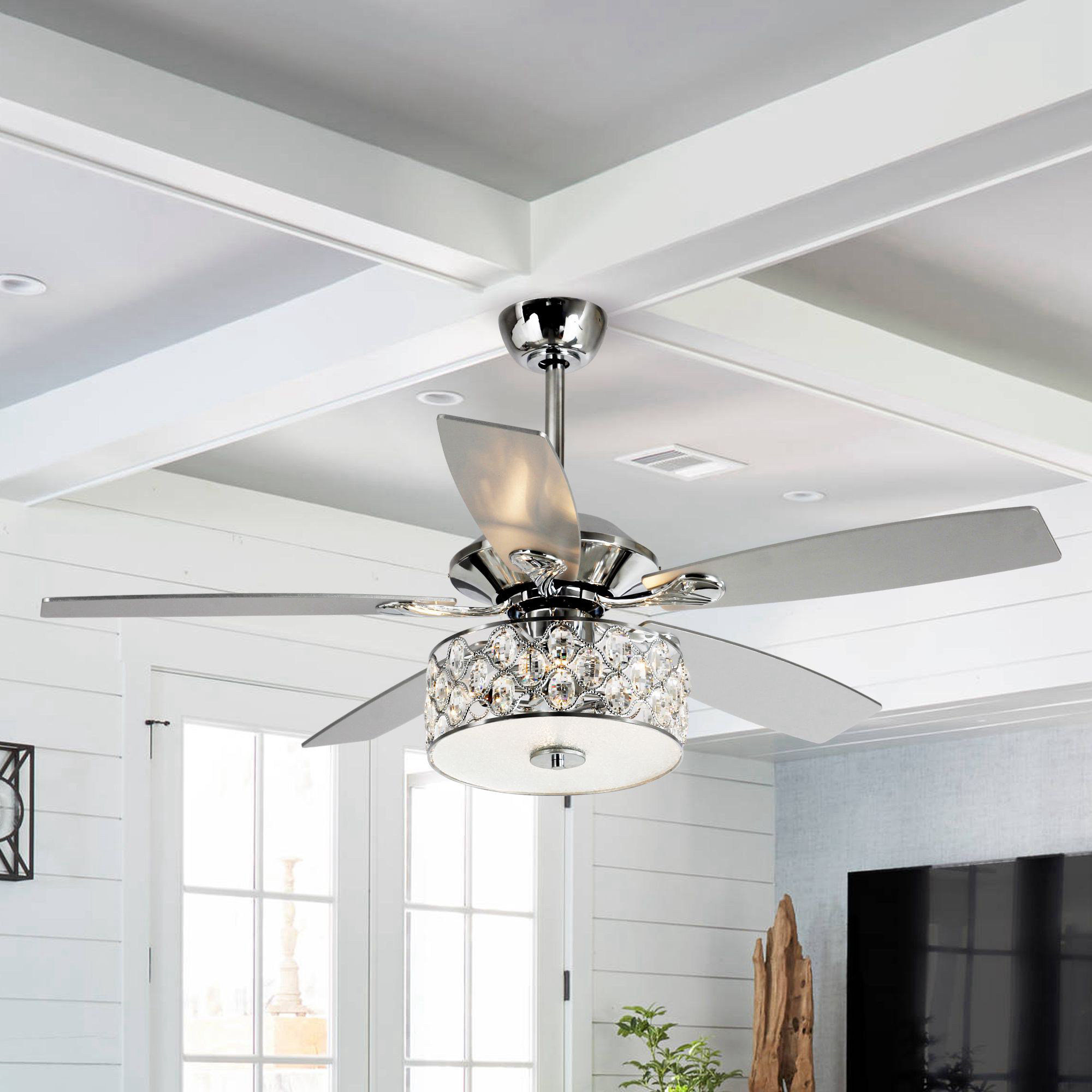 glam ceiling fans with lights