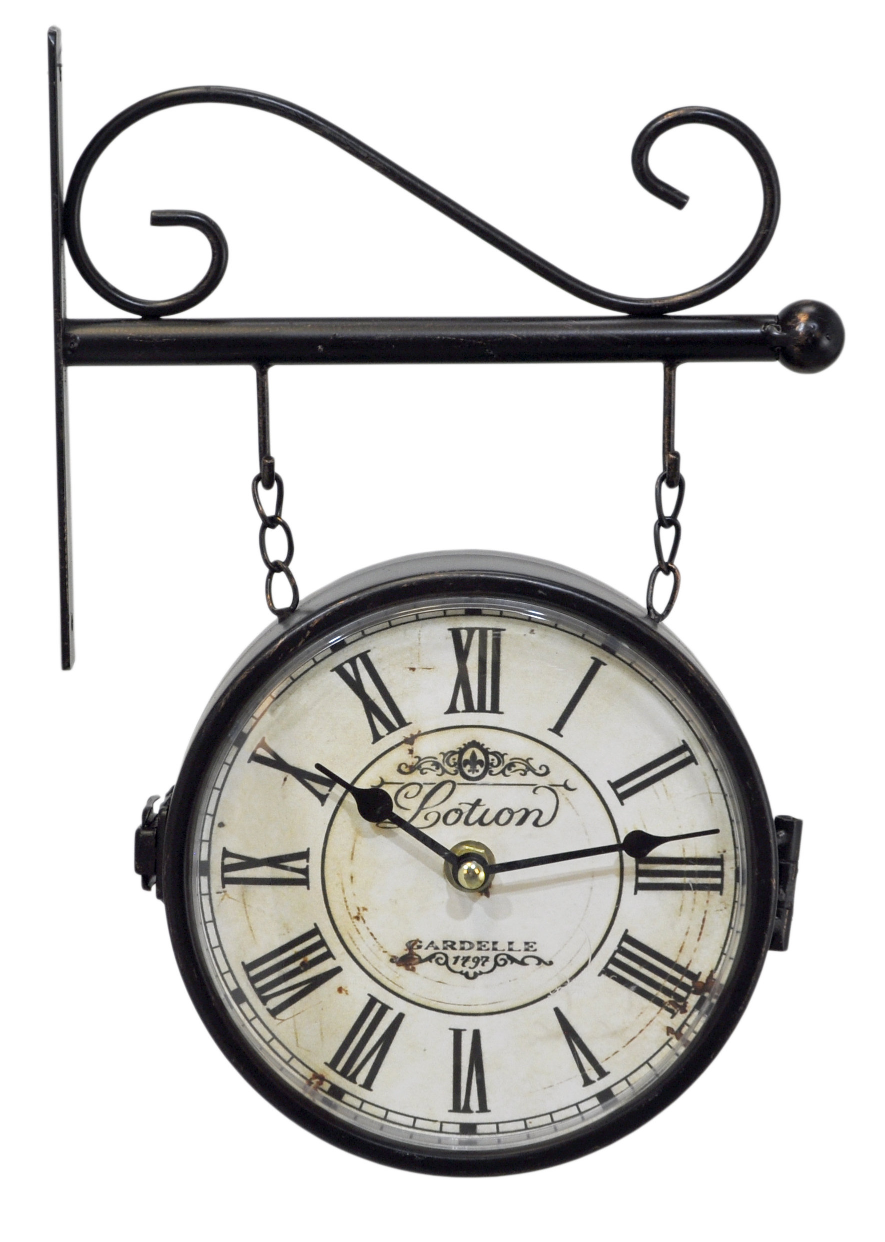Marlow Home Co. Andreea Metal Wall Clock Wayfair.co.uk