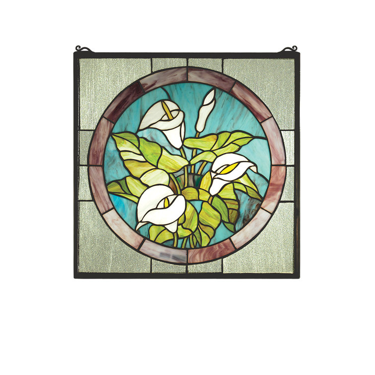 Meyda Tiffany Calla Lily Stained Glass Window Reviews Wayfair