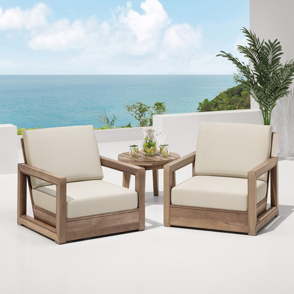 Loon Peak Richmond Patio Chair With Cushions Wayfair Loon Peak Richmond Patio Chair With
