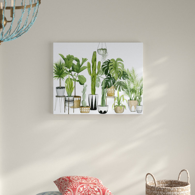 The Stupell Home Decor Collection Boho Plant Scene with Cacti and Succulents in Geometric Pots Watercolor Framed Giclee Texturized Art Multi-Color 16x20 The Stupell Home Decor Collection Boho Plant Scene with Cacti and Succulents in Geometric Pots Watercolor Framed Giclee Texturized Art Multi-Color 16x20