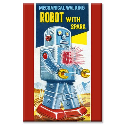 3 inch tall Tin Windup Walking Classic Type toy Robot  Sci-Fi