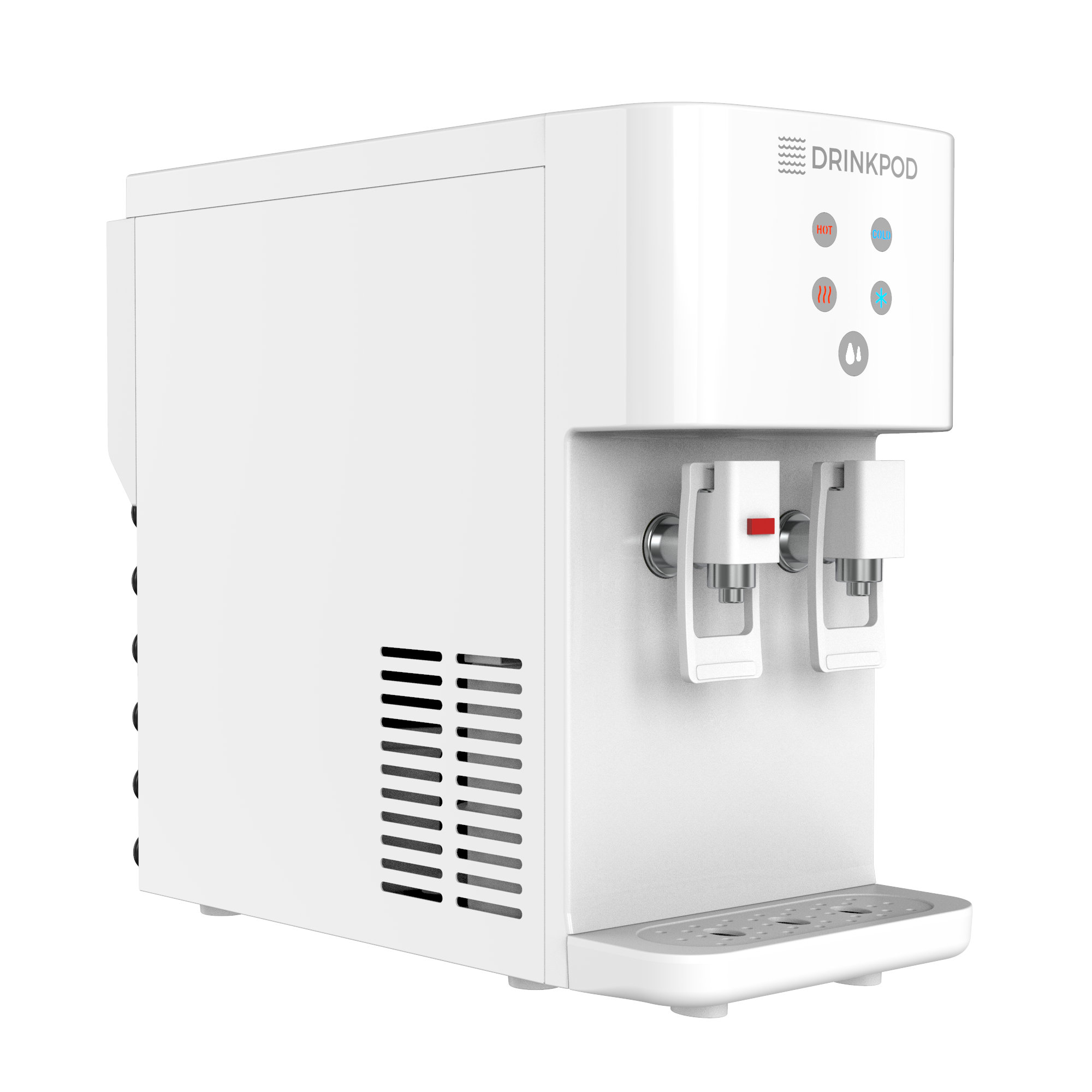 Drinkpod LLC Countertop Bottleless Electric Water Cooler with Hot and Cold Temperature Options