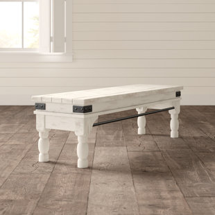 Farmhouse Rustic White Dining Benches Birch Lane