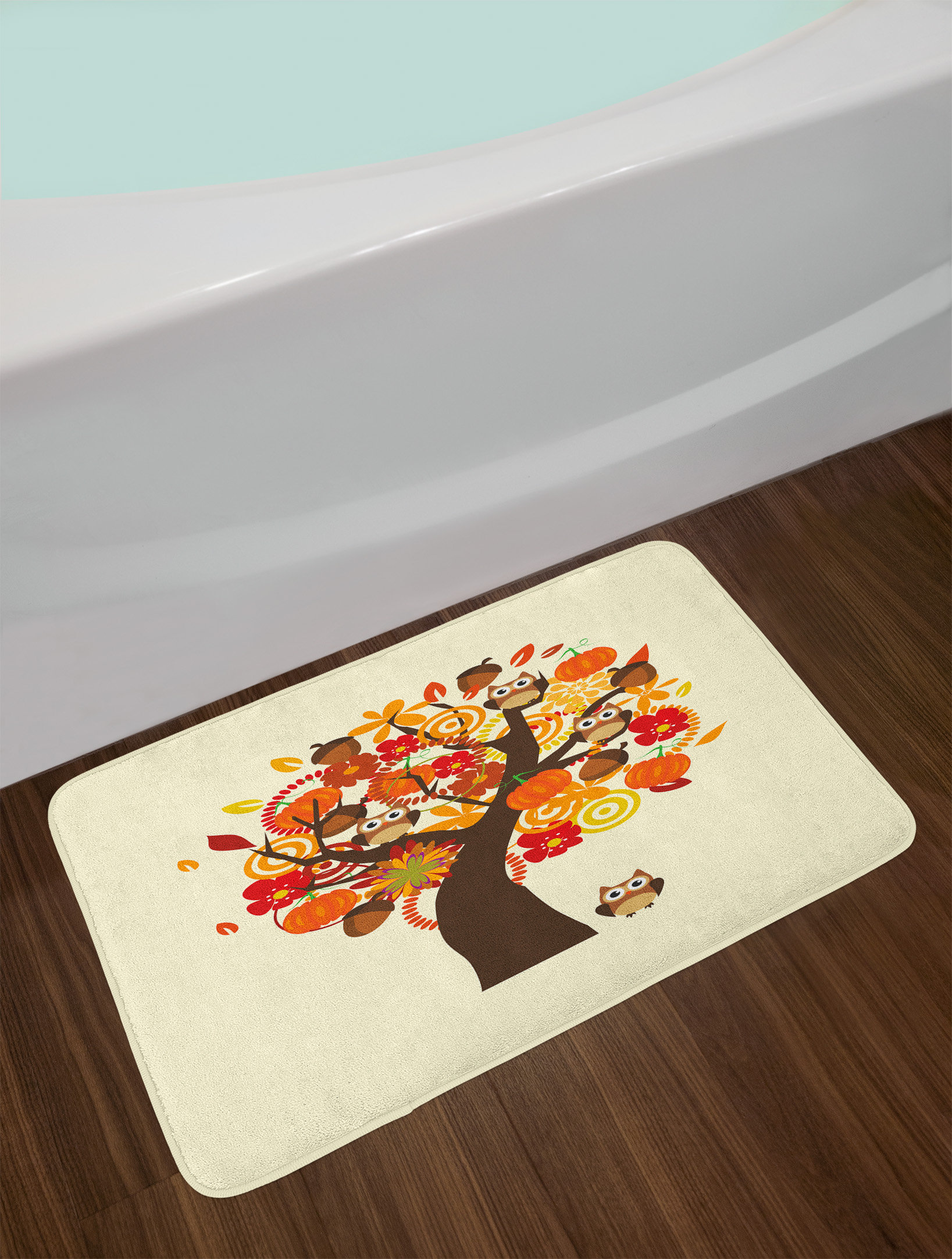 East Urban Home Ambesonne Kids Thanksgiving Bath Mat By Abstract