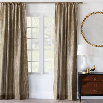 Designart Landscape Morning Forest Panoramic View Semi Sheer Thermal Rod Pocket Curtain Panels Wayfair