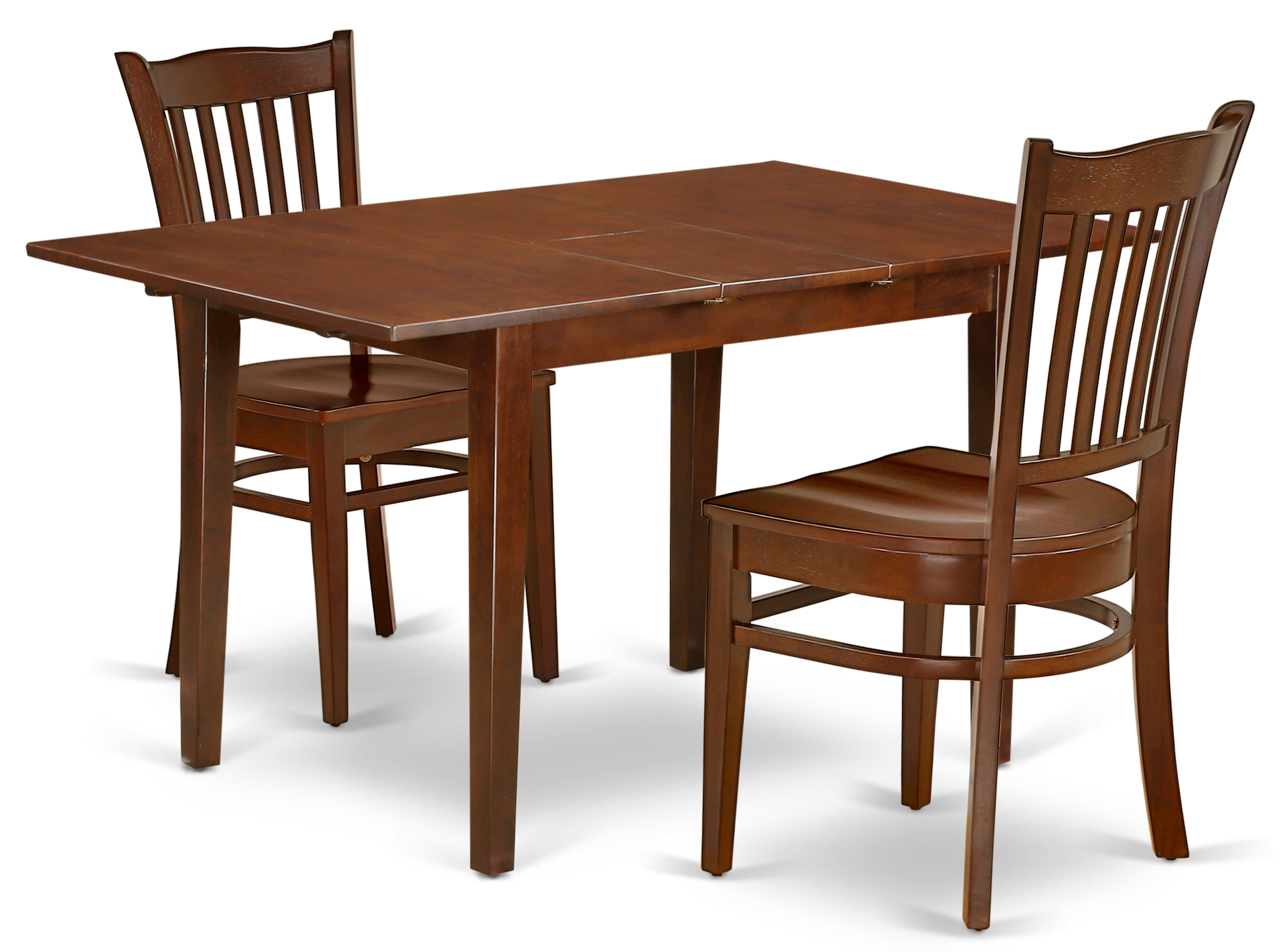 Winston Porter Rupendra 3 Piece Extendable Solid Wood Dining Set Winston Porter Rupendra 3 Piece