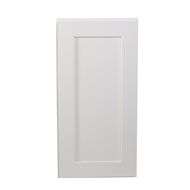 Ebern Designs Frits Ready To Assemble 21x36x12 In Shaker Style Kitchen Wall Cabinet 1 Door In White Wayfair