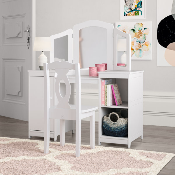 deluxe vanity & chair set