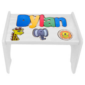personalized baby stool puzzle
