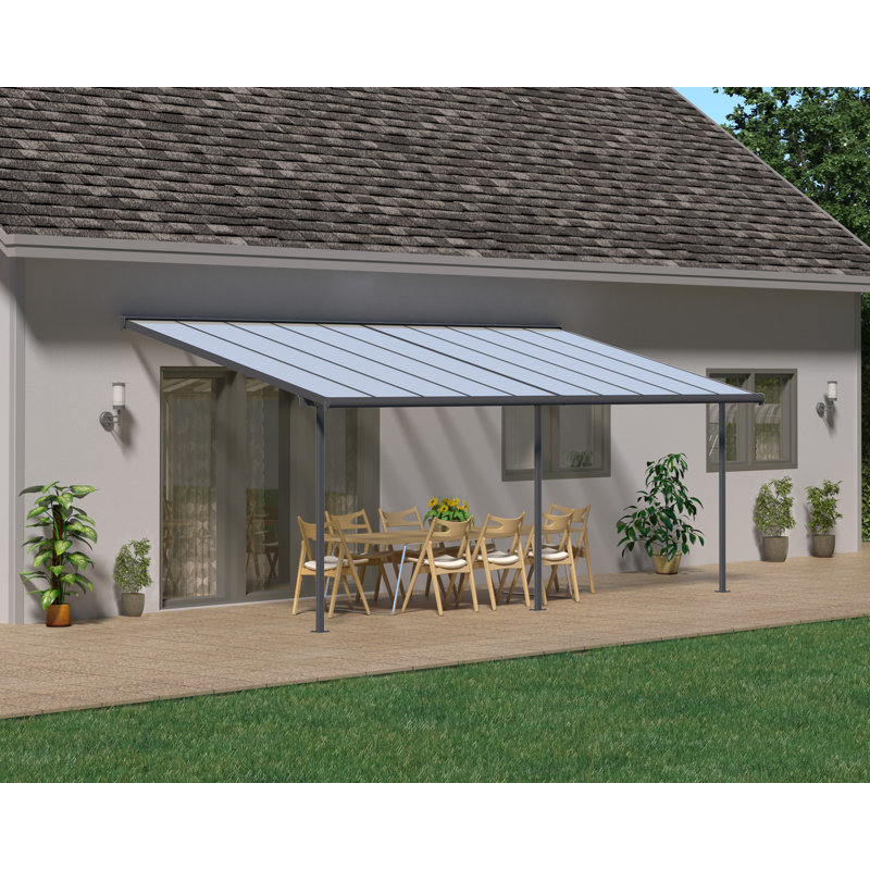 Palram Sierra 3 M W X 6 1 M D Patio Cover Wayfair Co Uk
