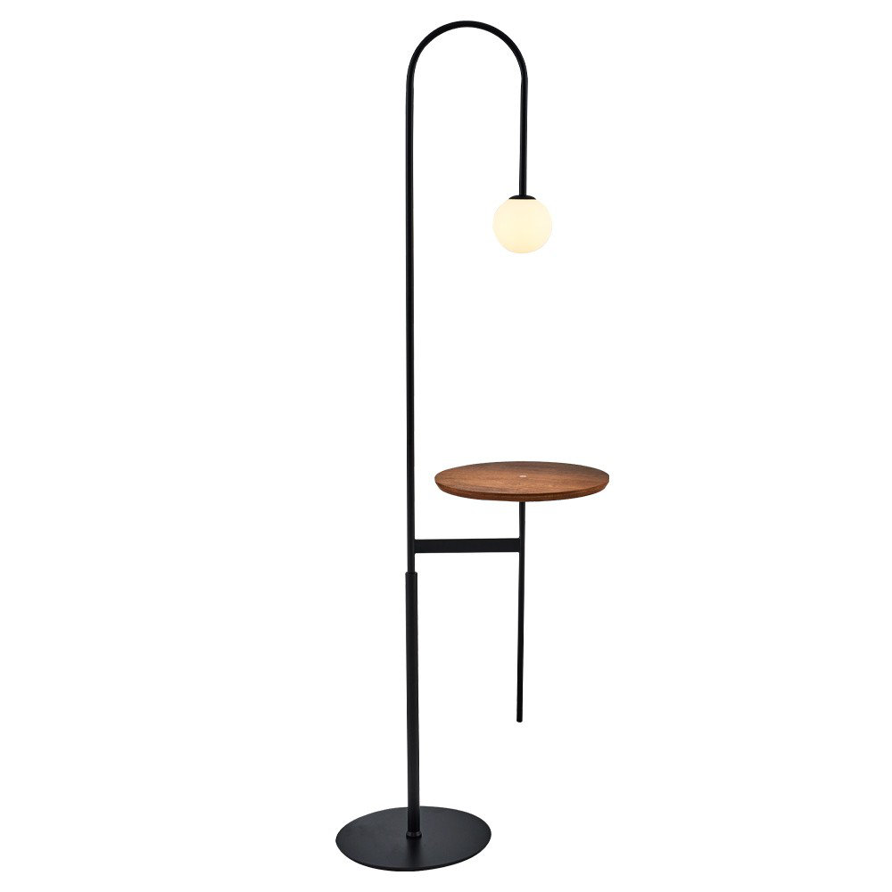 Hanah Home Sky 175Cm Black Arched Floor Lamp | Wayfair.co.uk