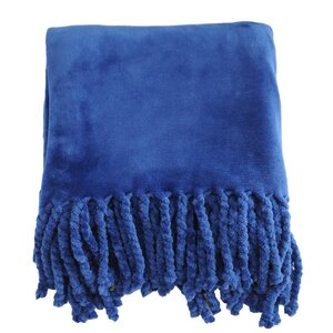 Soft Fringe Throw Blanket