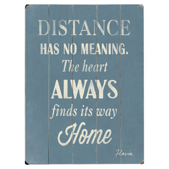 Artehouse Llc Heart Finds Its Way By Flavia Weedn Textual Art Multi Piece Image On Wood Wayfair