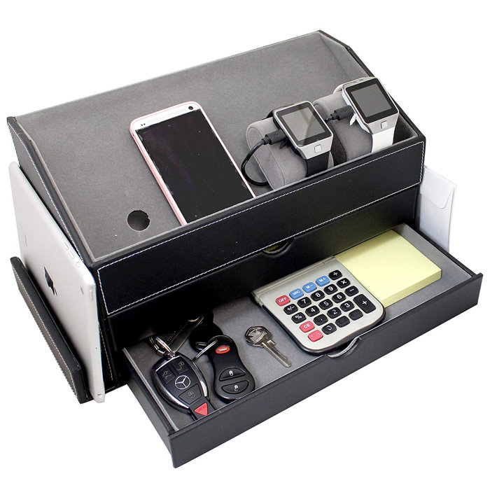 Orren Ellis Barryknoll Velvet Multi Device Charging Station And
