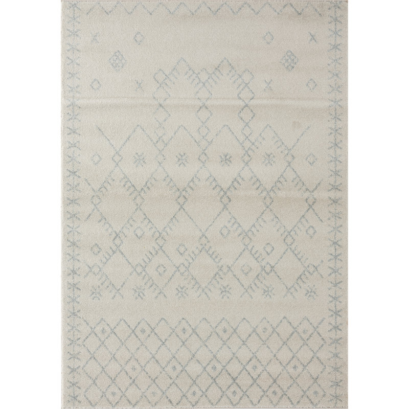 Gracie Oaks Cascio Southwestern Power Loom Cream Linen Rug Reviews Wayfair