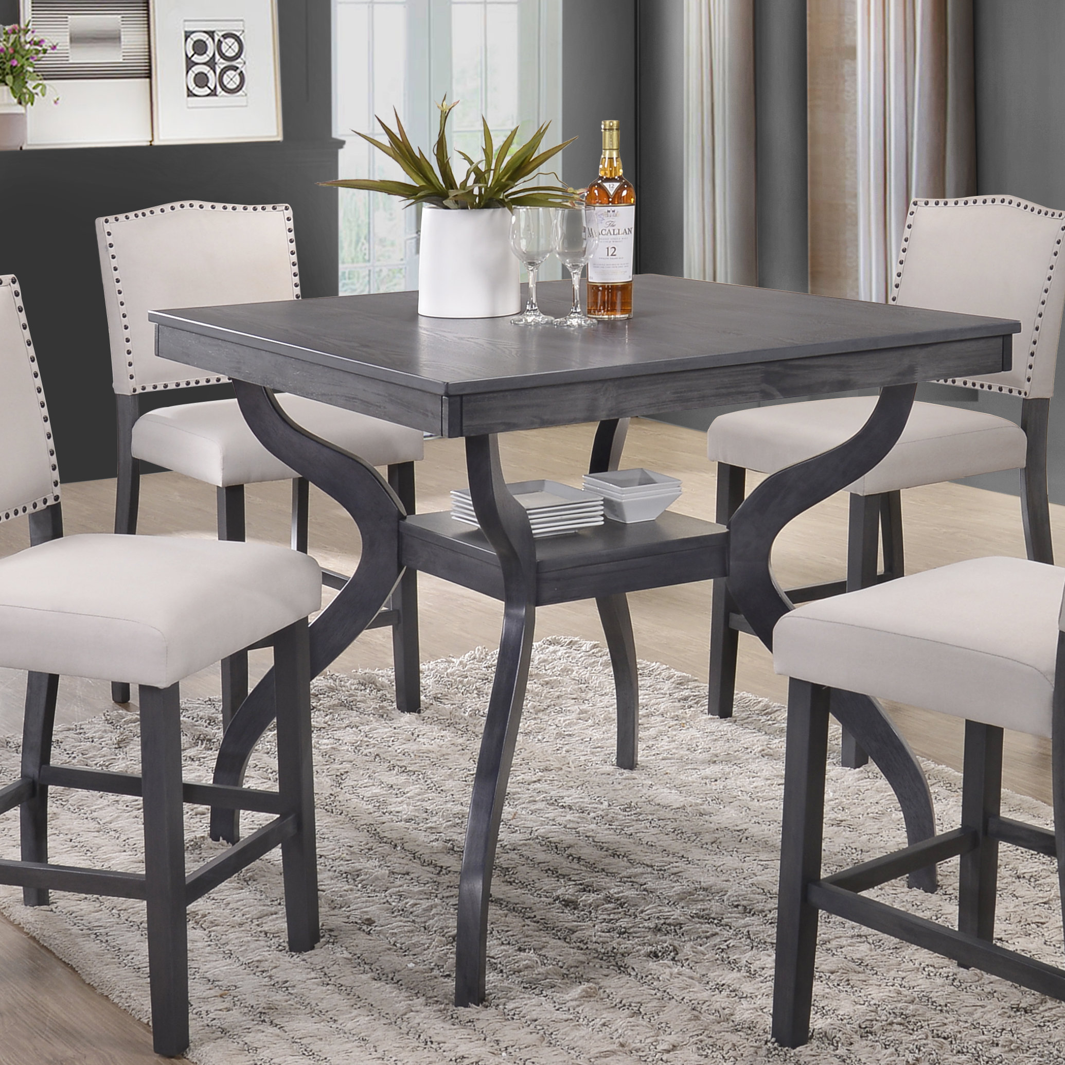 Darby Home Co Newton Counter Height Dining Table Reviews Wayfair