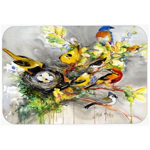 Spring Birds Kitchen/Bath Mat