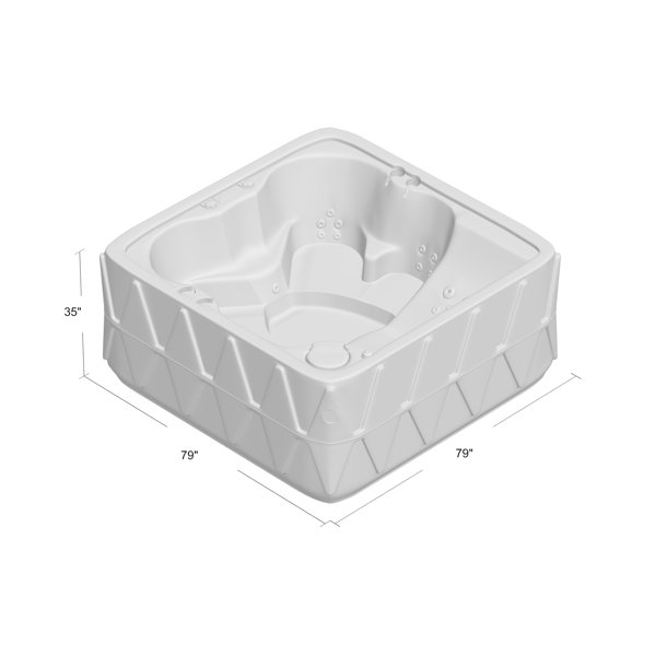 Elite 500 5-Person 29-Jet Plug and Play Hot Tub with Ozonator and LED Waterfall