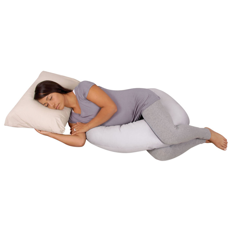 Leachco Snoogle Mini Chic Supreme Compact Side Pregnancy Pillow