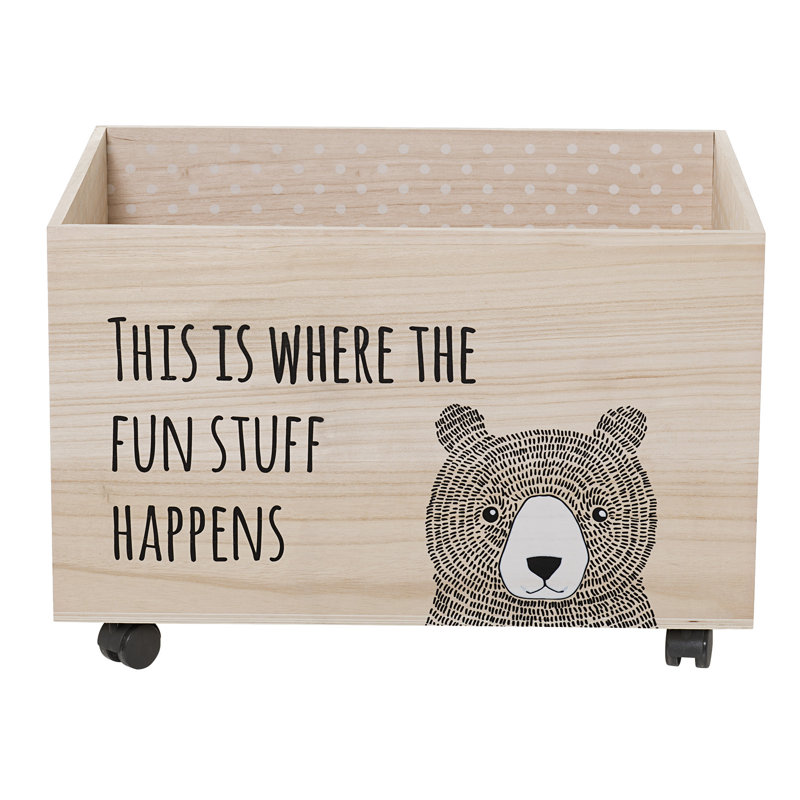 Mack Milo Kaytlynn Toy Box With Wheels Reviews Wayfair Kaytlynn Toy Box With Wheels