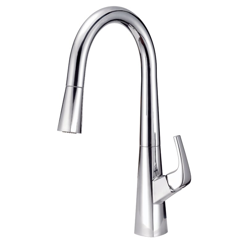 Danze Vaughn Pull Down Single Handle Kitchen Faucet With Dockforce