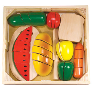 wooden kitchen food sets