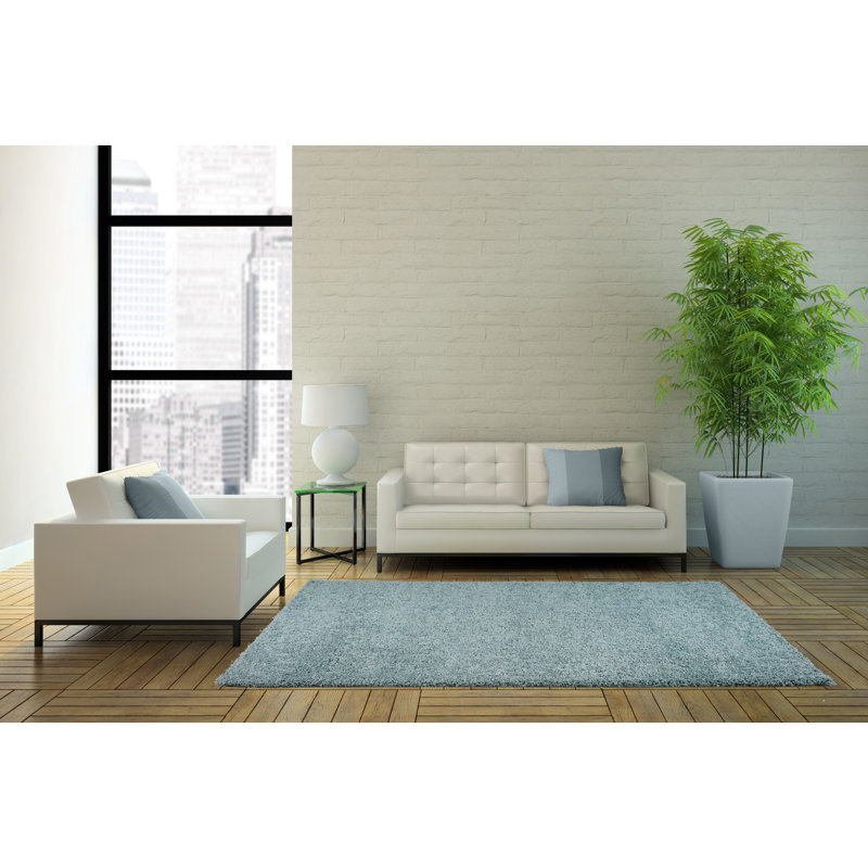 17 Stories Maira Duck Egg Blue Rug Reviews Wayfair Co Uk
