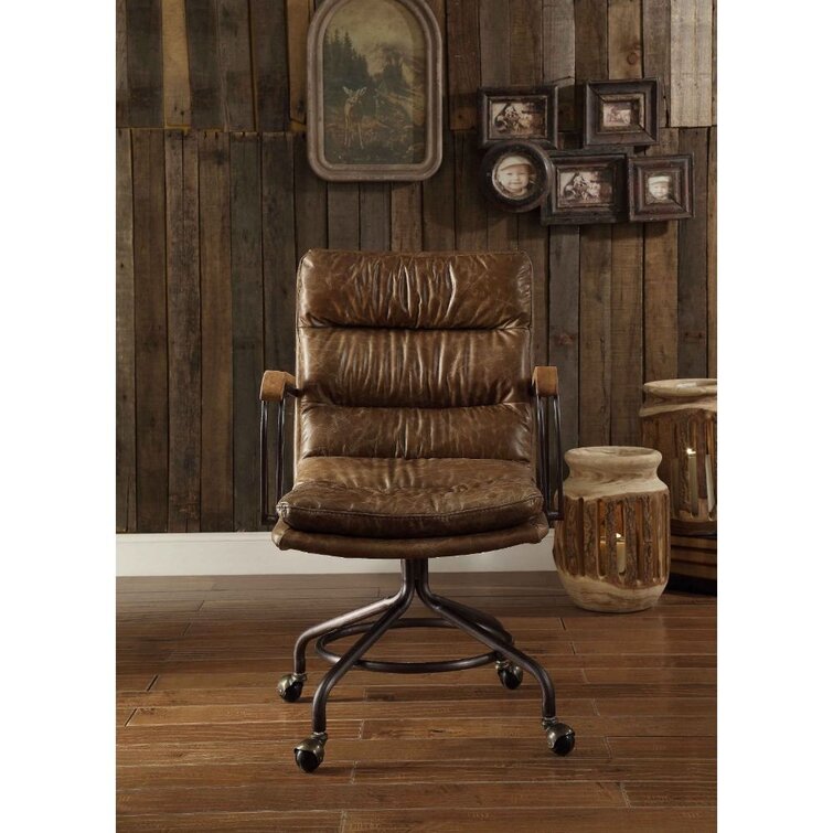 leather office chair wayfair